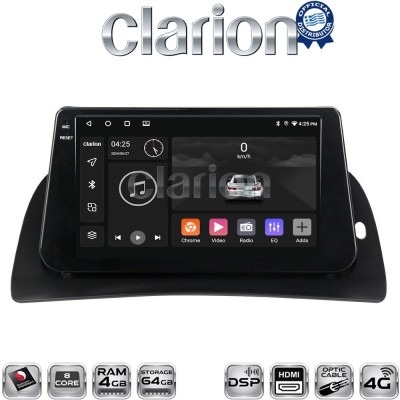 CLARION GL74707 Οθόνη OEM Multimedia Αυτοκινήτου για Renault Kangoo 2011 2021 (CarPlay/AndroidAuto/BT/GPS/WIFI/GPRS)