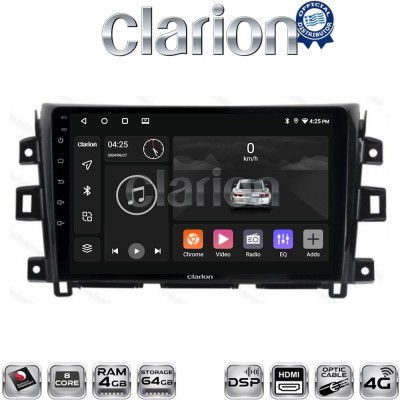 CLARION GL74716 Οθόνη OEM Multimedia Αυτοκινήτου για Nissan Navara D23 2016 (CarPlay/AndroidAuto/BT/GPS/WIFI/GPRS)