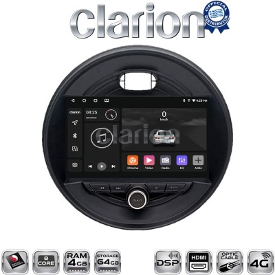 CLARION GL74845 Οθόνη OEM Multimedia Αυτοκινήτου για Mini Cooper & Clubman 2015 (CarPlay/AndroidAuto/BT/GPS/WIFI/GPRS)