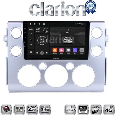 CLARION GL74563 Οθόνη OEM Multimedia Αυτοκινήτου για Toyota FJ Cruiser 2006 2022 (CarPlay/AndroidAuto/BT/GPS/WIFI/GPRS)