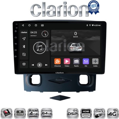 CLARION GL74553 Οθόνη OEM Multimedia Αυτοκινήτου για Ford Kuga 2008 2013 (CarPlay/AndroidAuto/BT/GPS/WIFI/GPRS)