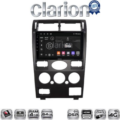 CLARION GL74105 Οθόνη OEM Multimedia Αυτοκινήτου για Ford Mondeo 2003 2006 (CarPlay/AndroidAuto/BT/GPS/WIFI/GPRS)
