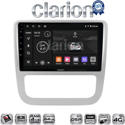 CLARION GL74489 Οθόνη OEM Multimedia Αυτοκινήτου για VW Scirocco & Eos 2008 2013 (CarPlay/AndroidAuto/BT/GPS/WIFI/GPRS)