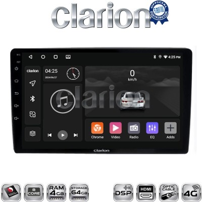 CLARION GL74238 Οθόνη OEM Multimedia Αυτοκινήτου για Ford Focus 07 11 - Mondeo 07 14 – Galaxy 07 14 – S-Max 08 14 (CarPlay/A