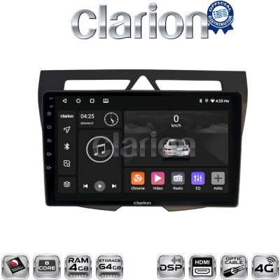 CLARION GL74011B Οθόνη OEM Multimedia Αυτοκινήτου για Kia Picanto 2008 2011 (CarPlay/AndroidAuto/BT/GPS/WIFI/GPRS)