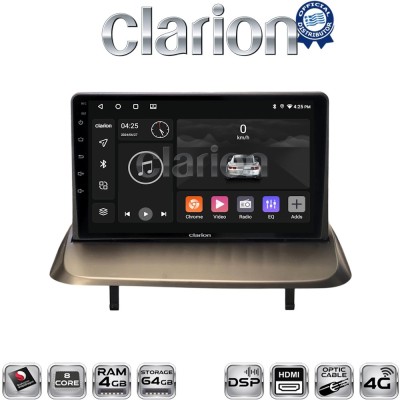 CLARION GL74323UP Οθόνη OEM Multimedia Αυτοκινήτου για Peugeot 3008 2009 2016 (CarPlay/AndroidAuto/BT/GPS/WIFI/GPRS)