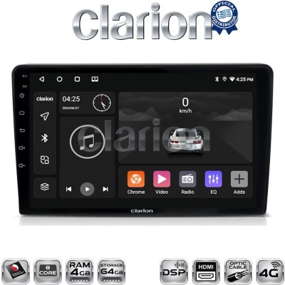 CLARION GL74256 Οθόνη OEM Multimedia Αυτοκινήτου για Mazda 2 2002 2007 (CarPlay/AndroidAuto/BT/GPS/WIFI/GPRS)