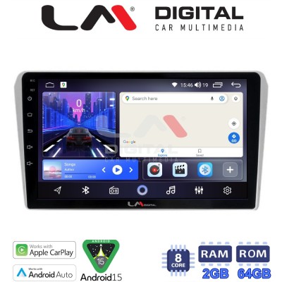 LM Digital - LM ZW8025 GPS Οθόνη OEM Multimedia Αυτοκινήτου για Toyota Avensis 20032008 (CarPlay/AndroidAuto/BT/GPS/WIFI)