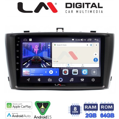 LM Digital - LM ZW8027 GPS Οθόνη OEM Multimedia Αυτοκινήτου για TOYOTA AVENSIS T27 2009 2016 (CarPlay/AndroidAuto/BT/GPS/WIFI)