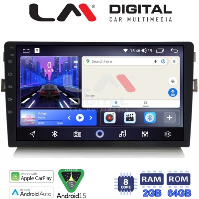 LM Digital - LM ZW8028 GPS Οθόνη OEM Multimedia Αυτοκινήτου για Toyota Auris 2007 2012 (CarPlay/AndroidAuto/BT/GPS/WIFI)