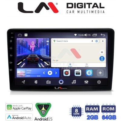 LM Digital - LM ZW8054 GPS Οθόνη OEM Multimedia Αυτοκινήτου για Suzuki Grand Vitara 1998 2004 (CarPlay/AndroidAuto/BT/GPS/WIFI)