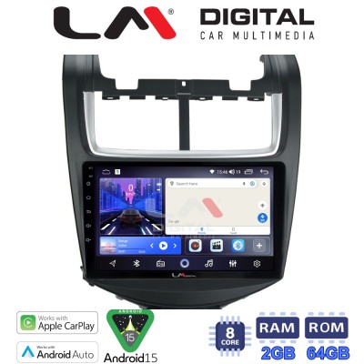 LM Digital - LM ZW8108 GPS Οθόνη OEM Multimedia Αυτοκινήτου για Chevrolet Aveo 20142017 (CarPlay/AndroidAuto/BT/GPS/WIFI)