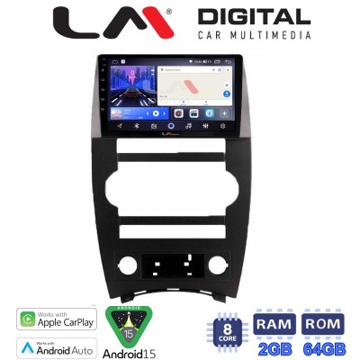 LM Digital - LM ZW8205 GPS Οθόνη OEM Multimedia Αυτοκινήτου για Jeep Commander 2007 2009 (CarPlay/AndroidAuto/BT/GPS/WIFI)