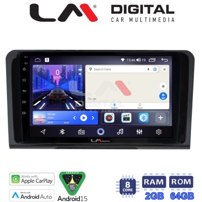 LM Digital - LM ZW8213 GPS Οθόνη OEM Multimedia Αυτοκινήτου για MERCEDES ML 20052011 (CarPlay/AndroidAuto/BT/GPS/WIFI)