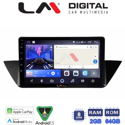 LM Digital - LM ZW8219 GPS Οθόνη OEM Multimedia Αυτοκινήτου για BMW X1 (E84) 20092014 (CarPlay/AndroidAuto/BT/GPS/WIFI)