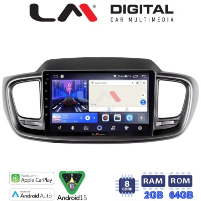 LM Digital - LM ZW8224 GPS Οθόνη OEM Multimedia Αυτοκινήτου για Kia Sorento 2013 2020 (CarPlay/AndroidAuto/BT/GPS/WIFI)