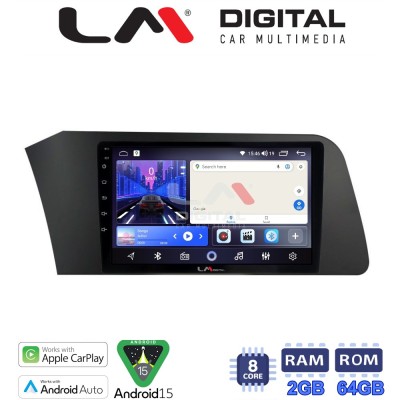 LM Digital - LM ZW8227 GPS Οθόνη OEM Multimedia Αυτοκινήτου για Hyundai Elantra 2021 (CarPlay/AndroidAuto/BT/GPS/WIFI)