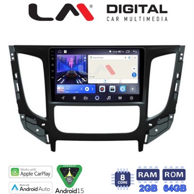 LM Digital - LM ZW8230 GPS Οθόνη OEM Multimedia Αυτοκινήτου για Mitsubishi L200 2014 Μόνο για αυτοκίνητα με Κλιματισμό (CarPlay/