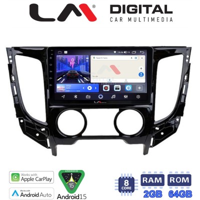 LM Digital - LM ZW8230A GPS Οθόνη OEM Multimedia Αυτοκινήτου για Mitsubishi L200 2014 Μόνο για αυτοκίνητα με Air Condition (Car