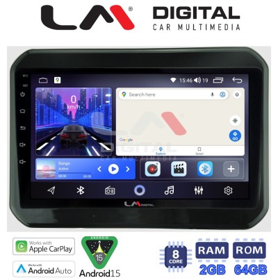 LM Digital - LM ZW8232 GPS Οθόνη OEM Multimedia Αυτοκινήτου για SUZUKI IGNIS 2016 (CarPlay/AndroidAuto/BT/GPS/WIFI)