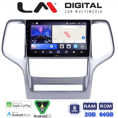 LM Digital - LM ZW8234 GPS Οθόνη OEM Multimedia Αυτοκινήτου για Jeep Gran Cherokee 2011 2013 (CarPlay/AndroidAuto/BT/GPS/WIFI)