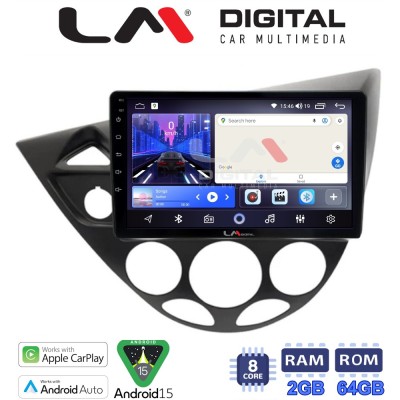 LM Digital - LM ZW8236 GPS Οθόνη OEM Multimedia Αυτοκινήτου για Ford Focus 1998 2004 (CarPlay/AndroidAuto/BT/GPS/WIFI)