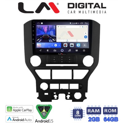 LM Digital - LM ZW8240 GPS Οθόνη OEM Multimedia Αυτοκινήτου για FORD MASTUNG 2015 (CarPlay/AndroidAuto/BT/GPS/WIFI)