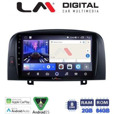 LM Digital - LM ZW8247 GPS Οθόνη OEM Multimedia Αυτοκινήτου για Hyundai Sonata 2006 2009 (CarPlay/AndroidAuto/BT/GPS/WIFI)