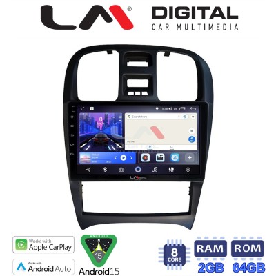 LM Digital - LM ZW8260 GPS Οθόνη OEM Multimedia Αυτοκινήτου για Hyundai Sonata 2000 2006 (CarPlay/AndroidAuto/BT/GPS/WIFI)