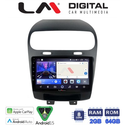 LM Digital - LM ZW8261 GPS Οθόνη OEM Multimedia Αυτοκινήτου για Fiat Freemont 2008 (CarPlay/AndroidAuto/BT/GPS/WIFI)