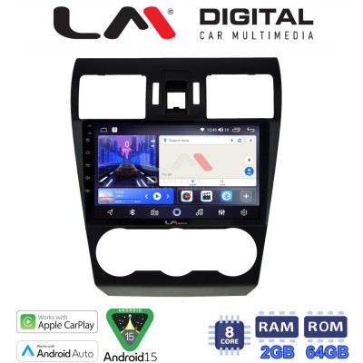 LM Digital - LM ZW8262 GPS Οθόνη OEM Multimedia Αυτοκινήτου για SUBARU IMPREZA-FORESTER 2013 (CarPlay/AndroidAuto/BT/GPS/WIFI)