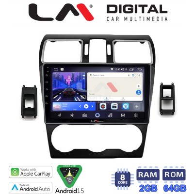 LM Digital - LM ZW8262B GPS Οθόνη OEM Multimedia Αυτοκινήτου για Subaru Impreza - Forester 2013 (CarPlay/AndroidAuto/BT/GPS/WIF