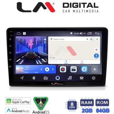 LM Digital - LM ZW8332 GPS Οθόνη OEM Multimedia Αυτοκινήτου για VW Golf4 1998 2004 (CarPlay/AndroidAuto/BT/GPS/WIFI)