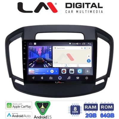 LM Digital - LM ZW8338 GPS Οθόνη OEM Multimedia Αυτοκινήτου για OPEL INSIGNIA 2014 (CarPlay/AndroidAuto/BT/GPS/WIFI)