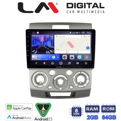 LM Digital - LM ZW8360 GPS Οθόνη OEM Multimedia Αυτοκινήτου για MAZDA BT 50 & FORD RANGER 20062011 (CarPlay/AndroidAuto/BT/GPS/W