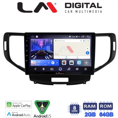 LM Digital - LM ZW8363 GPS Οθόνη OEM Multimedia Αυτοκινήτου για Honda Accord 2008 2013 (CarPlay/AndroidAuto/BT/GPS/WIFI)