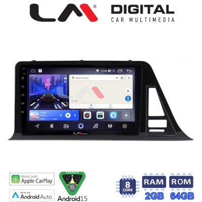 LM Digital - LM ZW8445 GPS Οθόνη OEM Multimedia Αυτοκινήτου για Toyota CH-R 2017 (CarPlay/AndroidAuto/BT/GPS/WIFI)