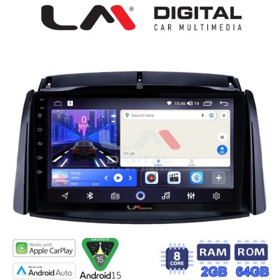 LM Digital - LM ZW8498 GPS Οθόνη OEM Multimedia Αυτοκινήτου για Renault Koleos 20062017 (CarPlay/AndroidAuto/BT/GPS/WIFI)