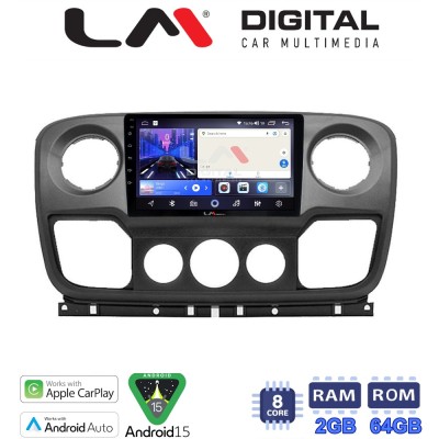 LM Digital - LM ZW8503 GPS Οθόνη OEM Multimedia Αυτοκινήτου για NISSAN NV400 2011 2020 OPEL Movano 2011 2020 RENAULT Master III