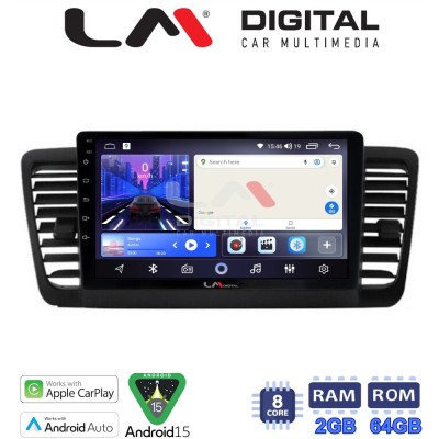 LM Digital - LM ZW8525 GPS Οθόνη OEM Multimedia Αυτοκινήτου για SUBARU LEGACY 2002 (CarPlay/AndroidAuto/BT/GPS/WIFI)