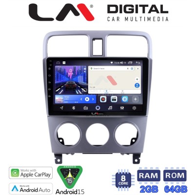 LM Digital - LM ZW8526 GPS Οθόνη OEM Multimedia Αυτοκινήτου για SUBARU FORESTER 20022007 (CarPlay/AndroidAuto/BT/GPS/WIFI)