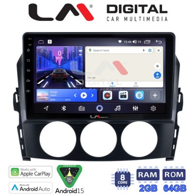 LM Digital - LM ZW8530 GPS Οθόνη OEM Multimedia Αυτοκινήτου για Mazda MX5 2005 2015 (CarPlay/AndroidAuto/BT/GPS/WIFI)