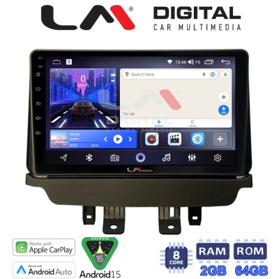 LM Digital - LM ZW8532 GPS Οθόνη OEM Multimedia Αυτοκινήτου για Mazda 2 2014 (CarPlay/AndroidAuto/BT/GPS/WIFI)