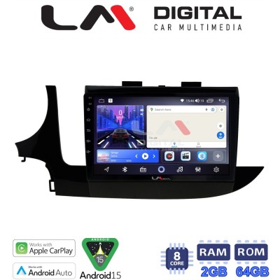 LM Digital - LM ZW8536 GPS Οθόνη OEM Multimedia Αυτοκινήτου για OPEL MOKKA 2016 (CarPlay/AndroidAuto/BT/GPS/WIFI)