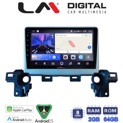 LM Digital - LM ZW8538 GPS Οθόνη OEM Multimedia Αυτοκινήτου για Mazda CX-5 2018 (CarPlay/AndroidAuto/BT/GPS/WIFI)