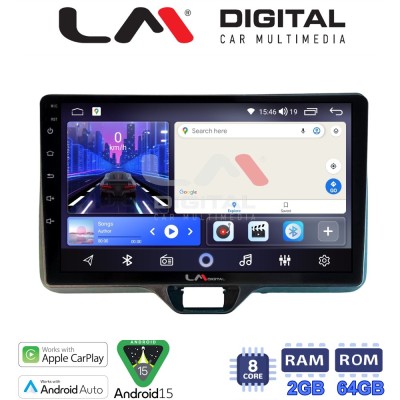 LM Digital - LM ZW8554 GPS Οθόνη OEM Multimedia Αυτοκινήτου για TOYOTA YARIS 2020 (CarPlay/AndroidAuto/BT/GPS/WIFI)