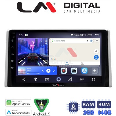 LM Digital - LM ZW8572 GPS Οθόνη OEM Multimedia Αυτοκινήτου για TOYOTA RAV 4 2019 (CarPlay/AndroidAuto/BT/GPS/WIFI)