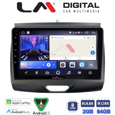 LM Digital - LM ZW8576A GPS Οθόνη OEM Multimedia Αυτοκινήτου για Ford Ranger 2015 2020 (CarPlay/AndroidAuto/BT/GPS/WIFI)