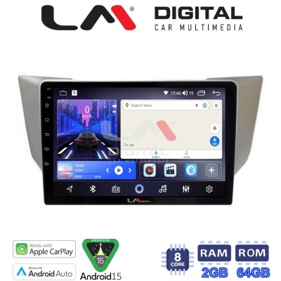 LM Digital - LM ZW8620 GPS Οθόνη OEM Multimedia Αυτοκινήτου για LEXUS RS 20032009 (CarPlay/AndroidAuto/BT/GPS/WIFI)