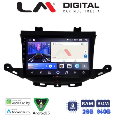 LM Digital - LM ZW8674 GPS Οθόνη OEM Multimedia Αυτοκινήτου για Opel Astra K 2016 (CarPlay/AndroidAuto/BT/GPS/WIFI)